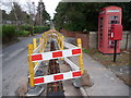 Sandford: postbox № BH20 187 and phone, Keysworth Drive