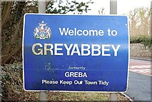J5767 : Welcome to Greyabbey by Albert Bridge
