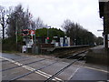 TM1747 : Westerfield Railway Station by Geographer