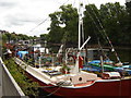 Houseboats near Kew Bridge