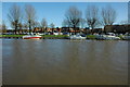 Boats on the Avon at Tewkesbury