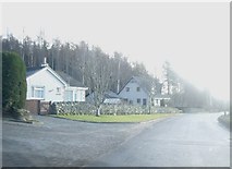 NO6797 : Cottages on Glassel to Banchory road by Stanley Howe