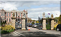 Entrance gates of Crewe Hall