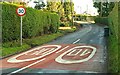 Road markings, Dromore