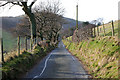 Minor road in Cwm Erfyn