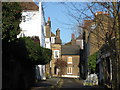 Lane in Hampstead near The Mount, NW3