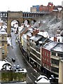 NZ2563 : Sandhill, Newcastle Quayside from Tyne Bridge by Andrew Curtis