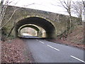 Looking west along the Slaugham road under the A23