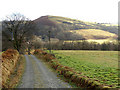 The track to Penrhyn