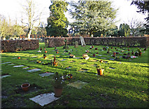 TQ4053 : Garden of Remembrance, St Peters, Limpsfield, Surrey by Christine Matthews