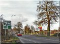 Approach to Holdingham Roundabout on the B1518