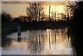 Watery Lane ford at Sunset