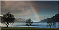 NH3808 : Rainbow over Loch Ness, Borlum, Fort Augustus by djmacpherson
