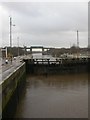 Irlam Lock looking south