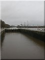 Irlam Lock, looking North