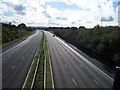 ST0413 : Mid Devon : The M5 Motorway by Lewis Clarke