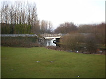 SD8332 : Railway bridge over the Leeds and Liverpool Canal by Alexander P Kapp
