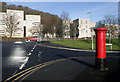 A postbox at Langlee Housing Estate, Galashiels