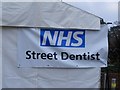 NHS Street Dentist Sign