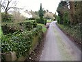 View along road into Church Whitfield