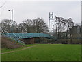 Blandford Forum: footbridge over the Stour