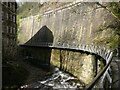 The Millennium Walkway above the River Goyt, New Mills