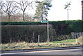 Footpath sign on the Herne Bay Rd