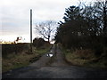 Track above Kirkoswald near Balvaird