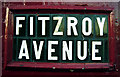 Street sign, Fitzroy Avenue