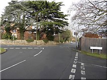 SO9520 : Sandy Lane, Greenhills Road, Moorend Road junction by Terry Jacombs