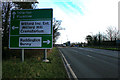 Approaching a  Roundabout on the A52