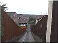 Footpath steps from Burne Jones Close to Beale Close, Danescourt, Cardiff