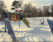 SO9095 : Play area, Muchall Park, Penn, Wolverhampton by Roger  D Kidd