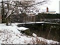 Footbridge Over The River Dearne at Darton