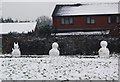 Snow sculptures on Poolbrook Common