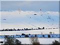 SU2079 : Liddington Castle in the snow, Liddington by Brian Robert Marshall