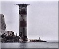 SZ2884 : Needles Lighthouse by Gerald England