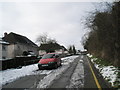 Melting snow in Alresford Road