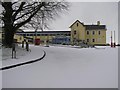 Western Education & Library Board in the snow