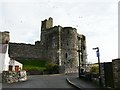 Approach to Kidwelly Castle