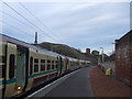 Ardrossan Town station and castle