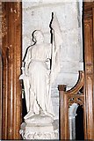SZ5277 : St Mary & St Rhadegund, Whitwell - Statue by John Salmon