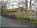 Farm building and boundary stone, Ainstable