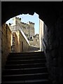 NZ2563 : The Castle Keep from near the top of Castle Stairs by Andrew Curtis