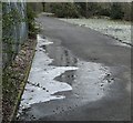 SJ8996 : Frozen Puddle by Gerald England