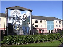 C4316 : Bernadette mural, Bogside by Kenneth  Allen