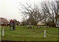 Telephone box on the green Sutton Cum Lound