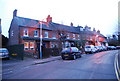 Mill Crescent, Tonbridge as evening falls