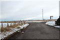 Lochty / Montboy Road at its junction with the road leading to Brechin