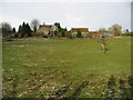 View across field to Great House Farm